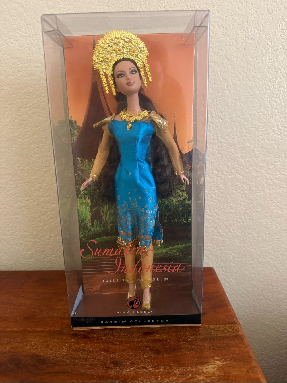 Barbie Turquoise and Gold Sumatra Indonesia Doll